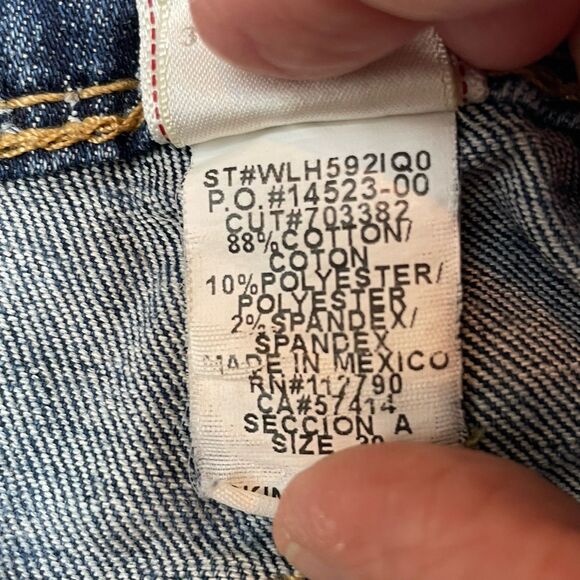 True Religion Women's Low Rise Skinny Jean Casual Y2K Western Biker-30 - Picture 9 of 12